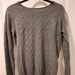 TALBOTS | Pure Cashmere Cable Sweater Petite Medium